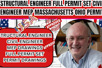 structural engineer full permit set civil engineer mep massachusetts ohio permit