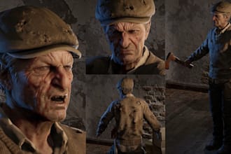 create aaa character quality for unreal engine and unity