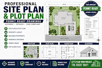 draw site plans for building permits
