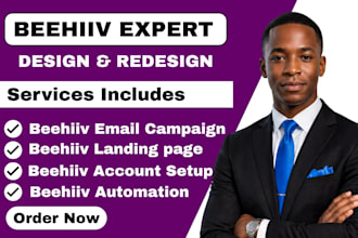 setup beehiiv newsletter email template beehiiv automation beehiiv landing page
