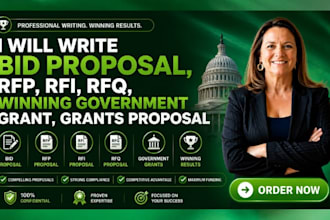 write bid proposal, rfp, rfi, rfq, winning government grant, grants proposal