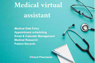 be your medical virtual assistant for clinics and healthcare