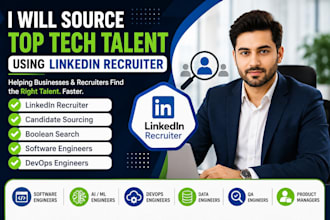 do source top tech talent using linkedin recruiter