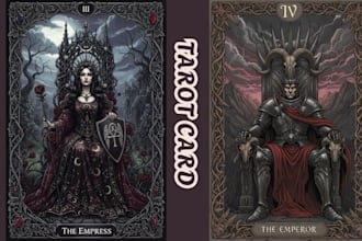 design amazing card game template board game art tarot card illustration