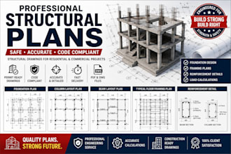 prepare structural plans for building permits