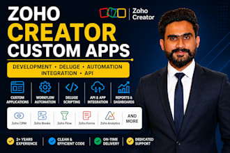 build custom zoho creator apps with deluge and API