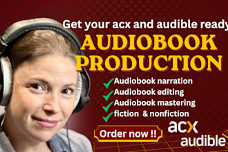 be your female audiobook narrator, duet voice acting for fantasy novel to acx