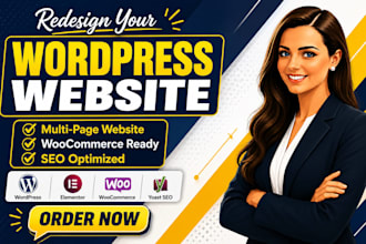 redesign your outdated wordpress website into a modern small business site