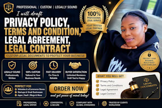 write legal contracts, agreements, nda, terms and conditions, privacy policy