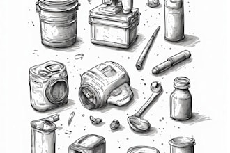 draw product or object to sketch from photo