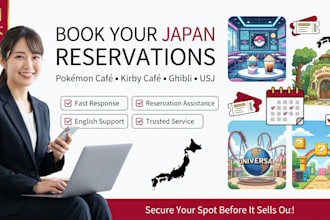 book last minute pokemon cafe, osaka or kirby cafe japan reservation, ghibli