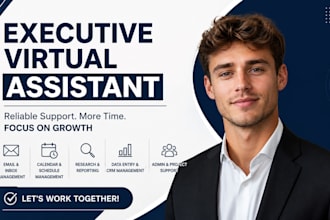 be your executive virtual assistant