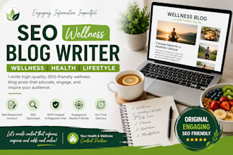 write SEO wellness blog posts