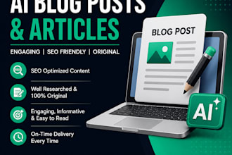 write SEO optimized ai blog posts and articles