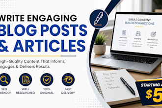 write engaging blog posts and articles
