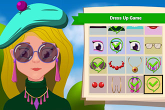 make 2d or 3d educational and moral games for children and schools on any device