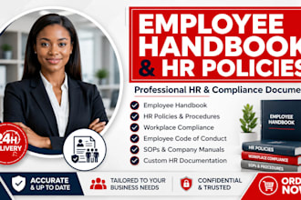 create, edit employee handbook, HR policies, and workplace compliance documents