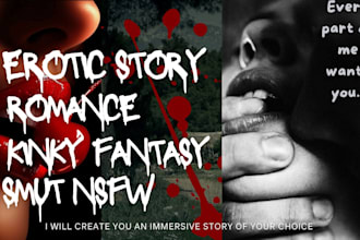 write a custom dark erotic story, nsfw, sfw, kinky romance story of your choice