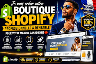 créer une boutique shopify pour les clients francophones