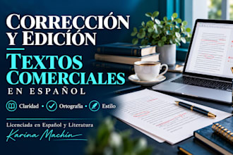 proofread and edit your spanish business and marketing texts