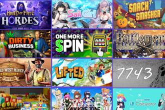 design steam capsule art, steam banner, header and game cover art