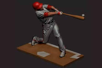 photo to 3d statue,ply to stl,3mf human figurine,sculpt for elegoo,printready 3d