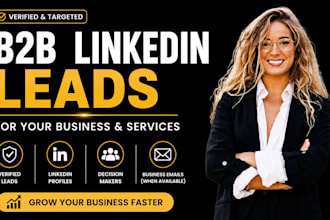 generate verified b2b linkedin leads for your business and services