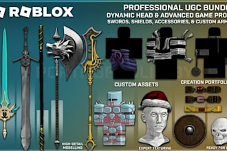 do roblox rigging, 3d roblox dynamic head, hair accessories, avatar bundles