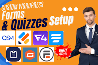 setup wordpress website forms quiz wp forms forminator formidable forms gravity