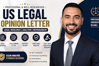 draft a professional US legal opinion letter and legal memorandum