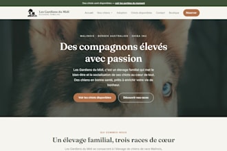 créer votre site web moderne