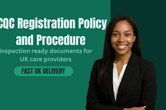 write cqc registration policies and procedures