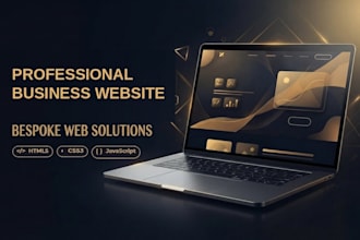 build a professional multi page business website