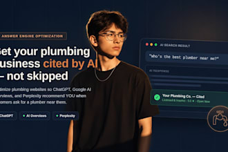 get plumbers website cited in google ai overviews and chatgpt answers