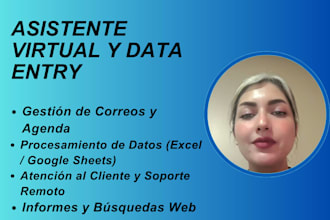 ser tu asistente virtual profesional y gestionar tus datos
