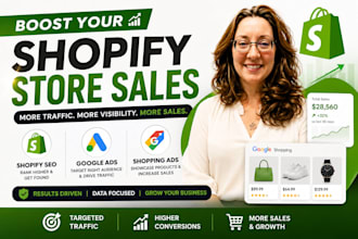 boost shopify sales promote shopify ecommerce store with shopify seo ,google ads