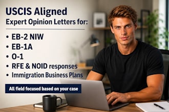 prepare expert opinion letters for eb2niw eb1a o1 uscis petitions