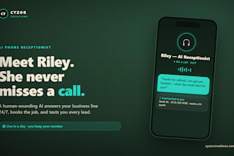 set up an ai phone receptionist ai voice agent for appointment booking