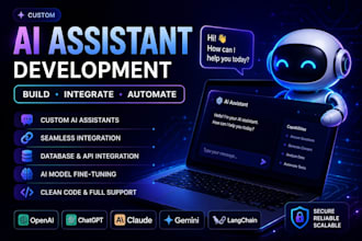 build and integrate a custom ai assistant