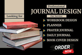 daily journal, prayer journal, journal design, canva workbook design, planner