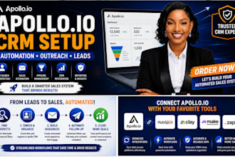 set up apollo io CRM and sales automation