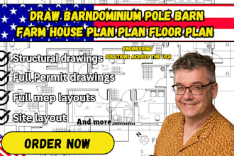 review draw stamp barndominium pole barn, farm house plan floor plan ca nj tx