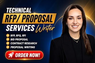 write rfp rfq rfi bid proposal and government contracting writing, grant writing