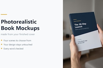 create photorealistic book and ebook mockups from your cover