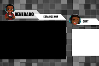 overlay e emotes para streamers