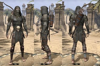 create edit or port custom skyrim mod weapon, arma 3 armor fallout 4 game mods