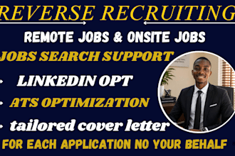 provide executive reverse recruiting and job search support