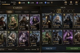 design custom card game tcg playing cards card frames and game artwork