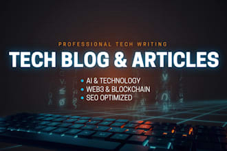 write engaging SEO technical articles on ai, tech, and web3