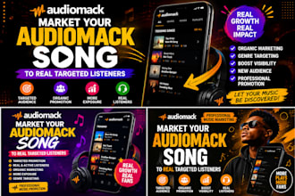 market your audiomack song to real targeted listeners organically